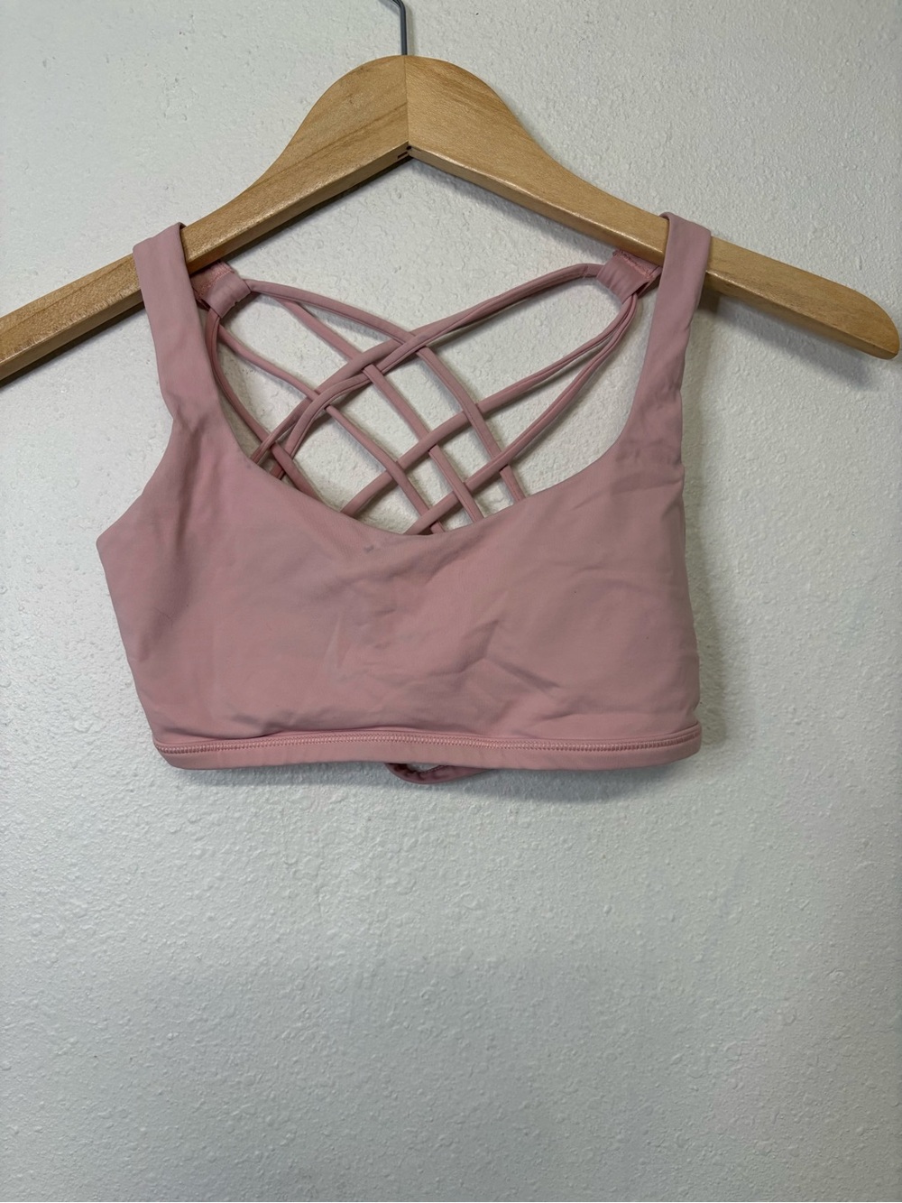 LULUEMON Pink Strappy Bralette - Women's Intimates